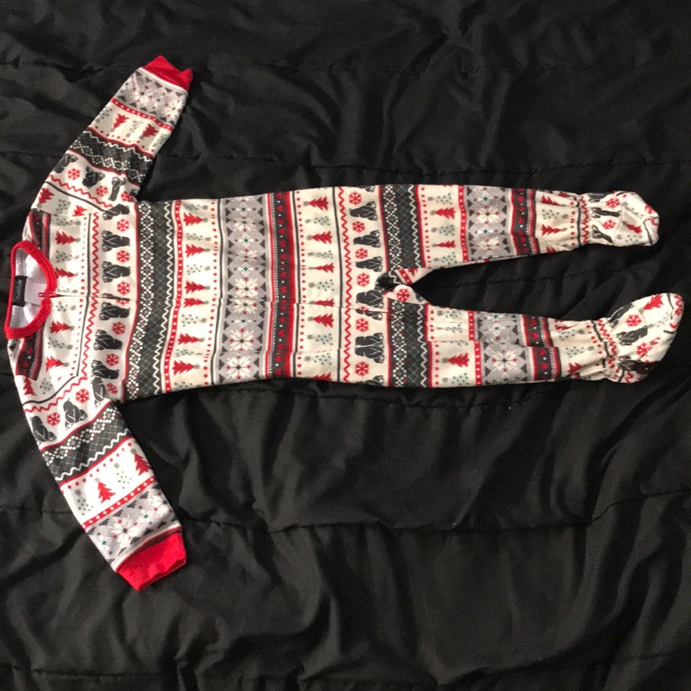 Cuddl Duds One Piece Boys Christmas Pajamas